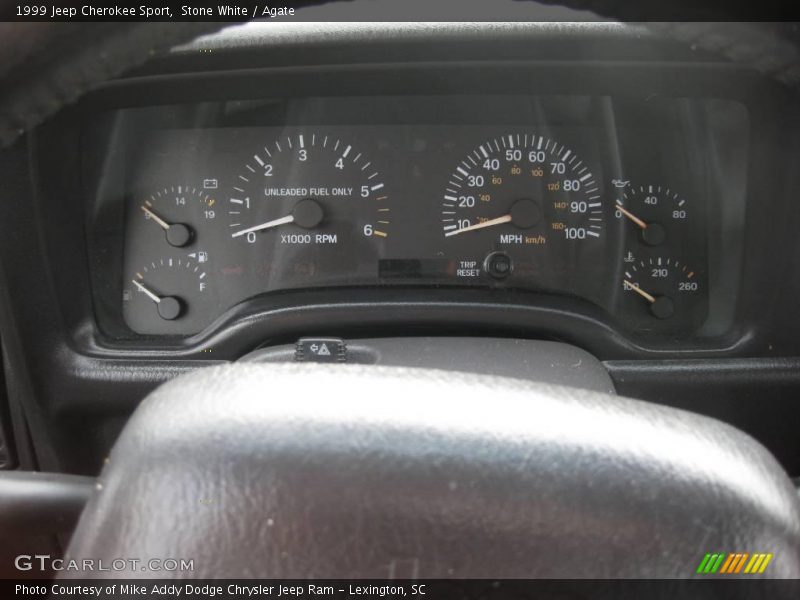 Stone White / Agate 1999 Jeep Cherokee Sport