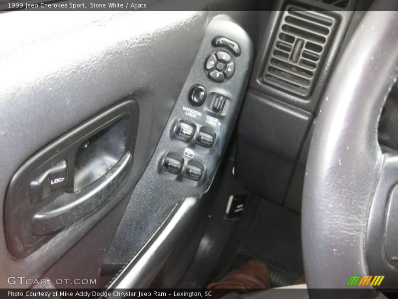 Stone White / Agate 1999 Jeep Cherokee Sport