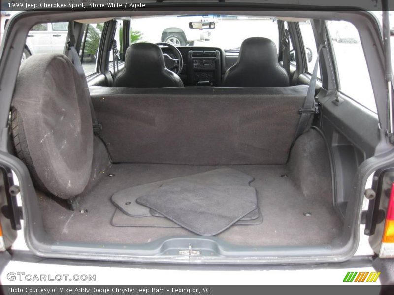 Stone White / Agate 1999 Jeep Cherokee Sport