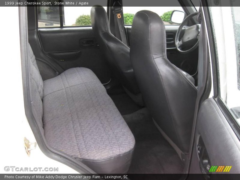 Stone White / Agate 1999 Jeep Cherokee Sport