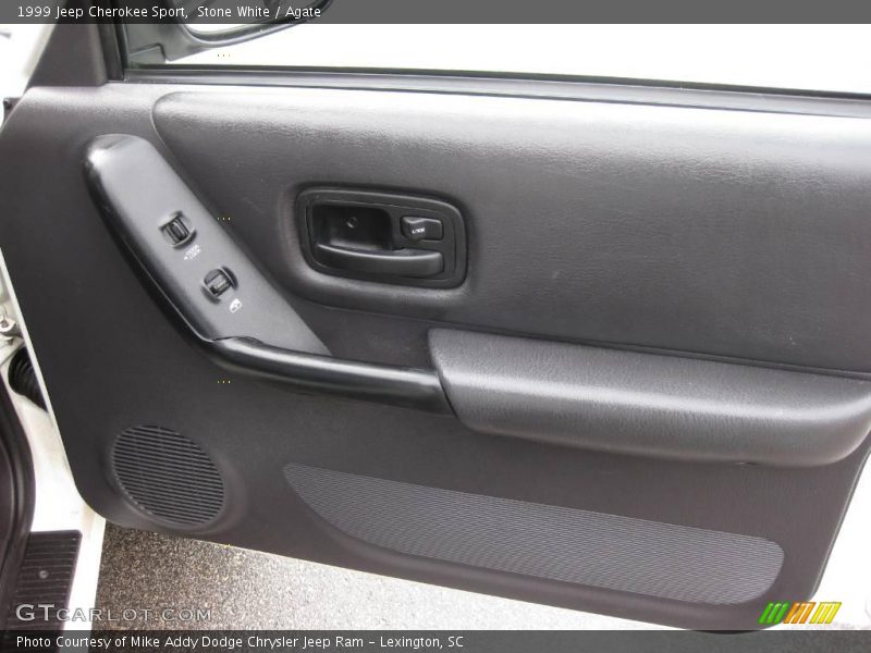 Stone White / Agate 1999 Jeep Cherokee Sport