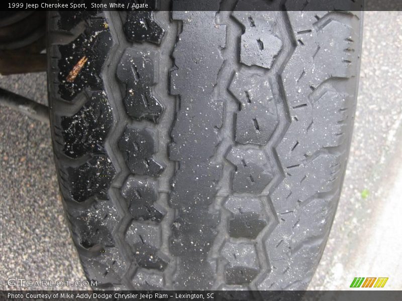 Stone White / Agate 1999 Jeep Cherokee Sport