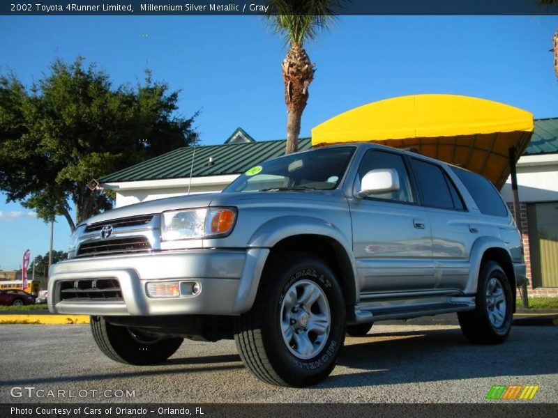 Millennium Silver Metallic / Gray 2002 Toyota 4Runner Limited