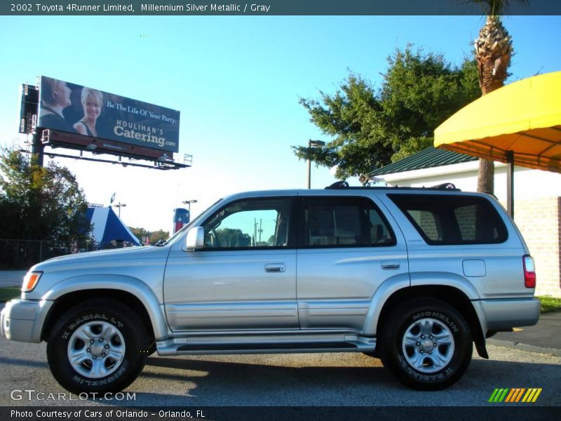 Millennium Silver Metallic / Gray 2002 Toyota 4Runner Limited