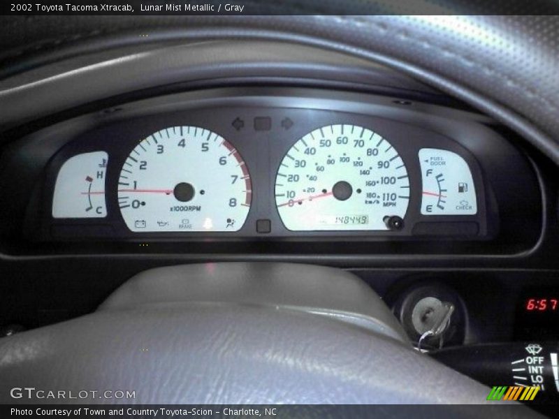 Lunar Mist Metallic / Gray 2002 Toyota Tacoma Xtracab