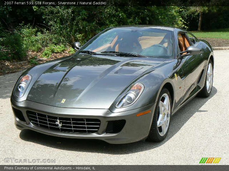 Silverstone / Natural (Saddle) 2007 Ferrari 599 GTB Fiorano