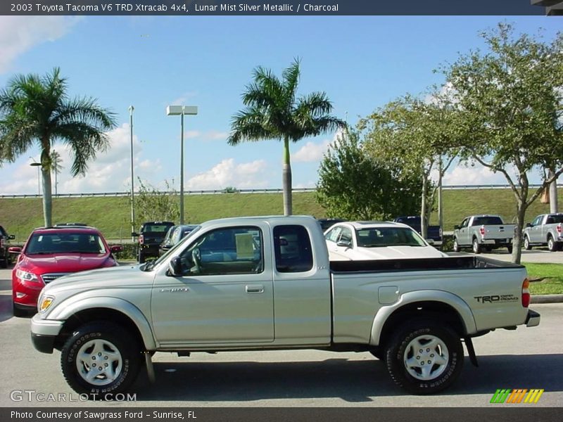 Lunar Mist Silver Metallic / Charcoal 2003 Toyota Tacoma V6 TRD Xtracab 4x4