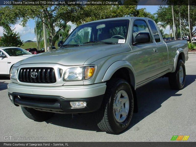 Lunar Mist Silver Metallic / Charcoal 2003 Toyota Tacoma V6 TRD Xtracab 4x4