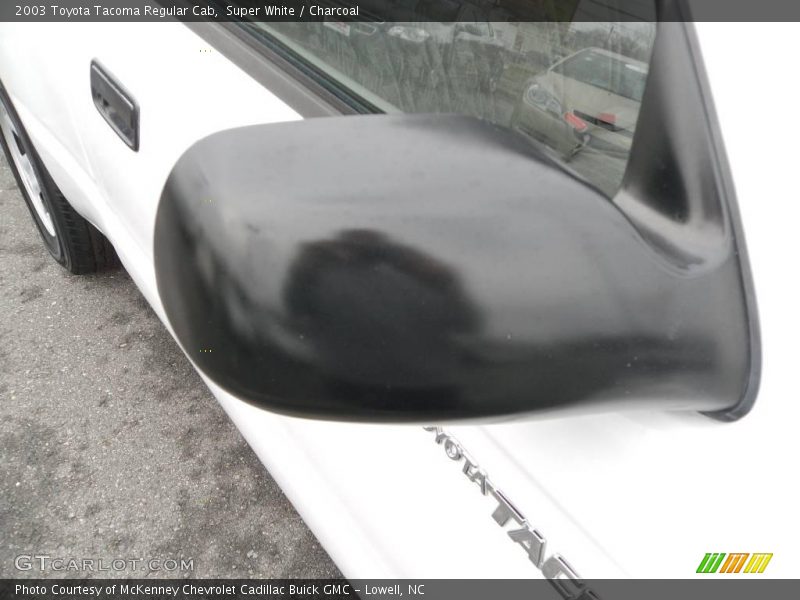 Super White / Charcoal 2003 Toyota Tacoma Regular Cab