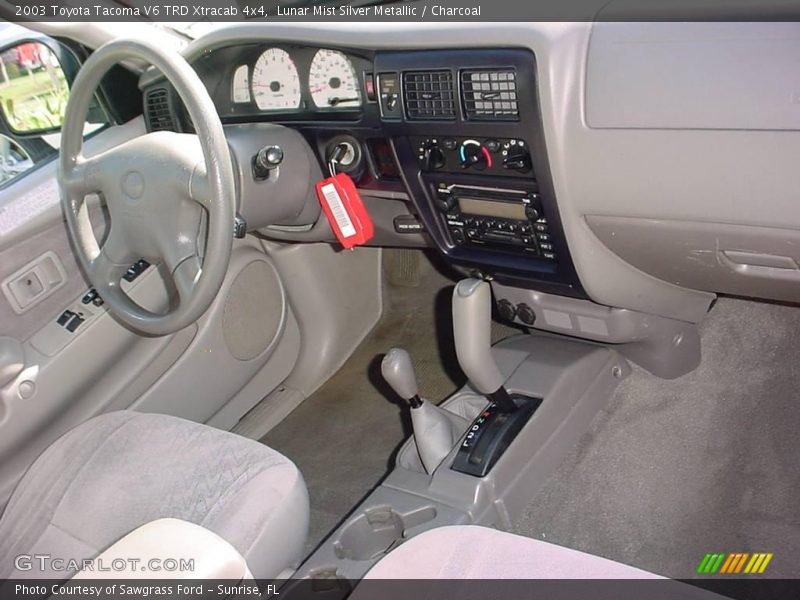 Lunar Mist Silver Metallic / Charcoal 2003 Toyota Tacoma V6 TRD Xtracab 4x4
