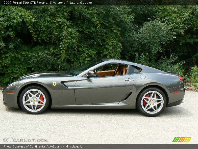 Silverstone / Natural (Saddle) 2007 Ferrari 599 GTB Fiorano
