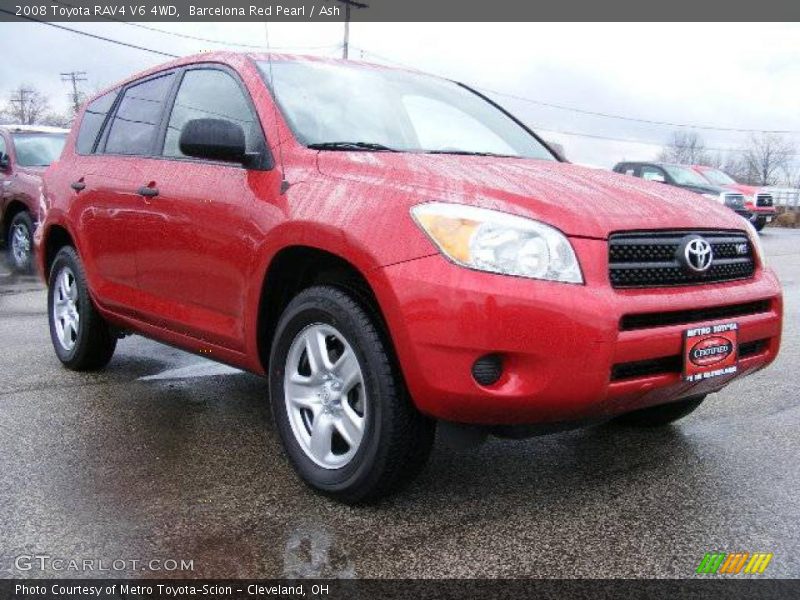 Barcelona Red Pearl / Ash 2008 Toyota RAV4 V6 4WD