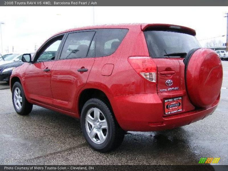 Barcelona Red Pearl / Ash 2008 Toyota RAV4 V6 4WD