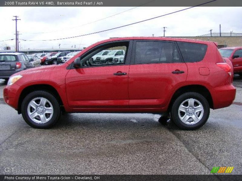 Barcelona Red Pearl / Ash 2008 Toyota RAV4 V6 4WD