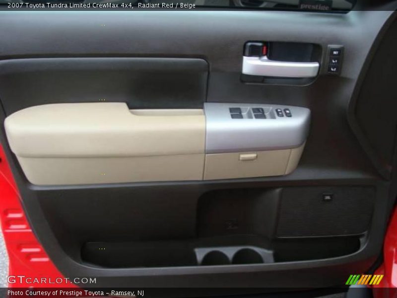 Radiant Red / Beige 2007 Toyota Tundra Limited CrewMax 4x4