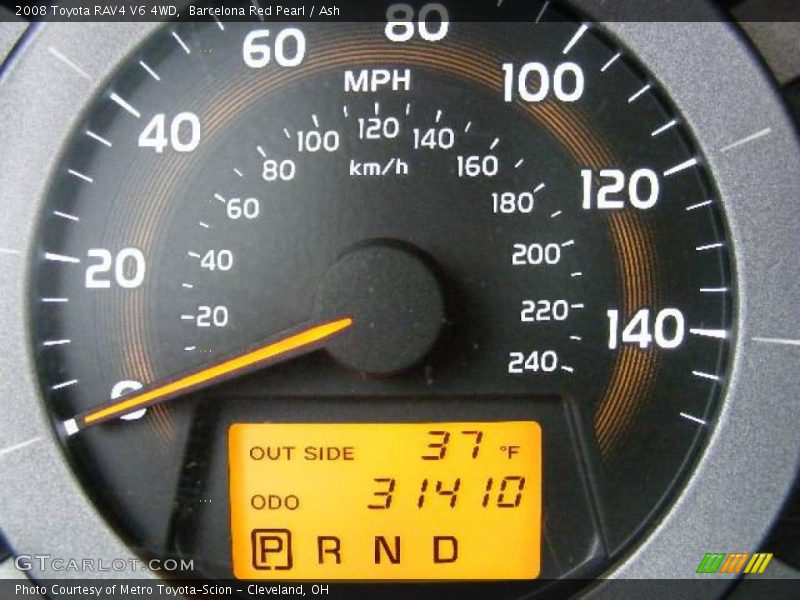Barcelona Red Pearl / Ash 2008 Toyota RAV4 V6 4WD