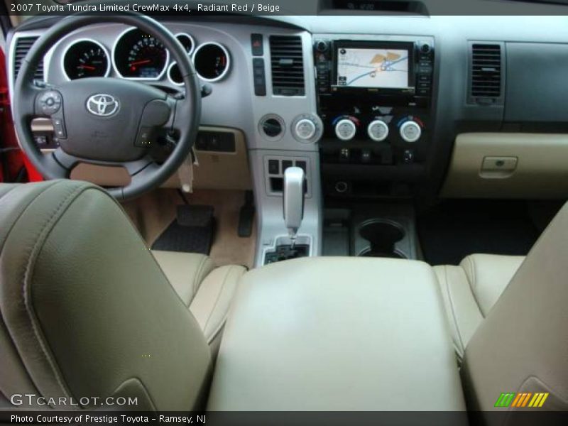 Radiant Red / Beige 2007 Toyota Tundra Limited CrewMax 4x4