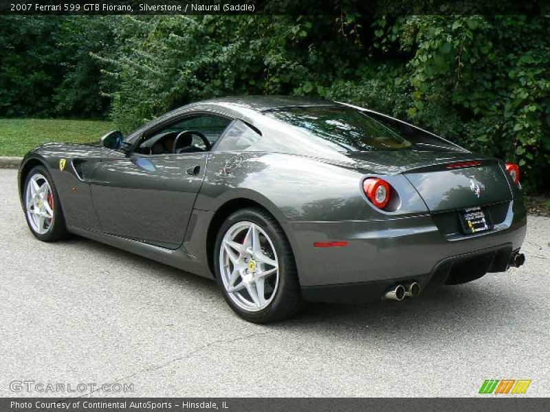 Silverstone / Natural (Saddle) 2007 Ferrari 599 GTB Fiorano