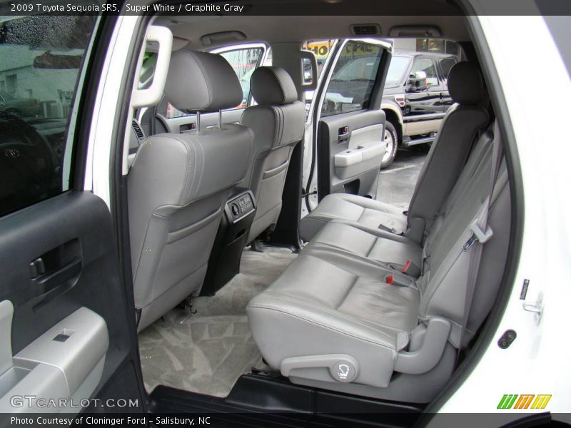 Super White / Graphite Gray 2009 Toyota Sequoia SR5