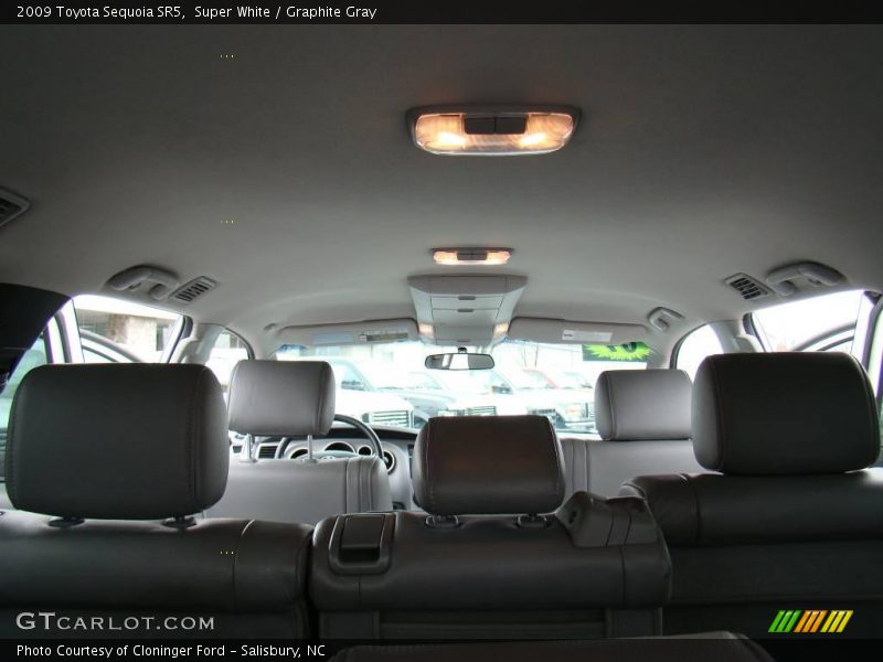 Super White / Graphite Gray 2009 Toyota Sequoia SR5