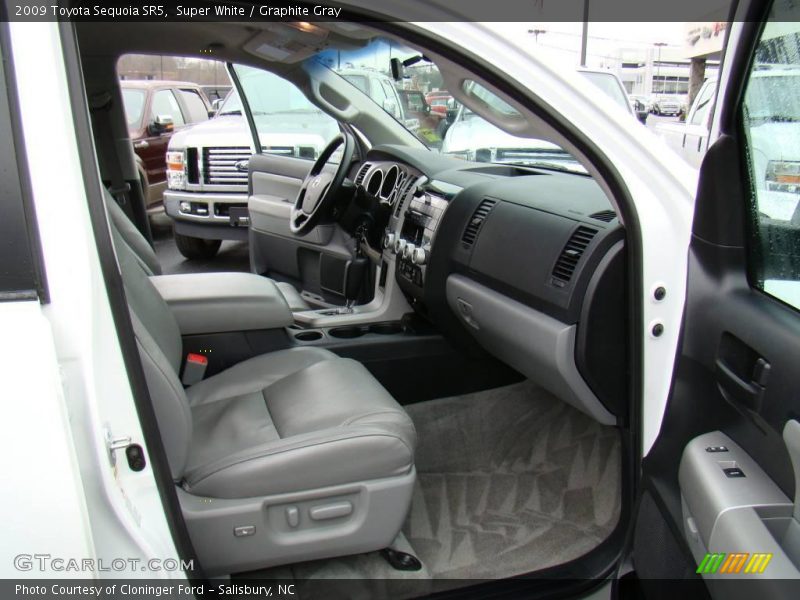 Super White / Graphite Gray 2009 Toyota Sequoia SR5