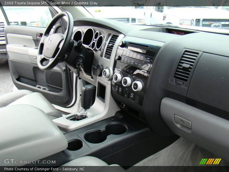Super White / Graphite Gray 2009 Toyota Sequoia SR5