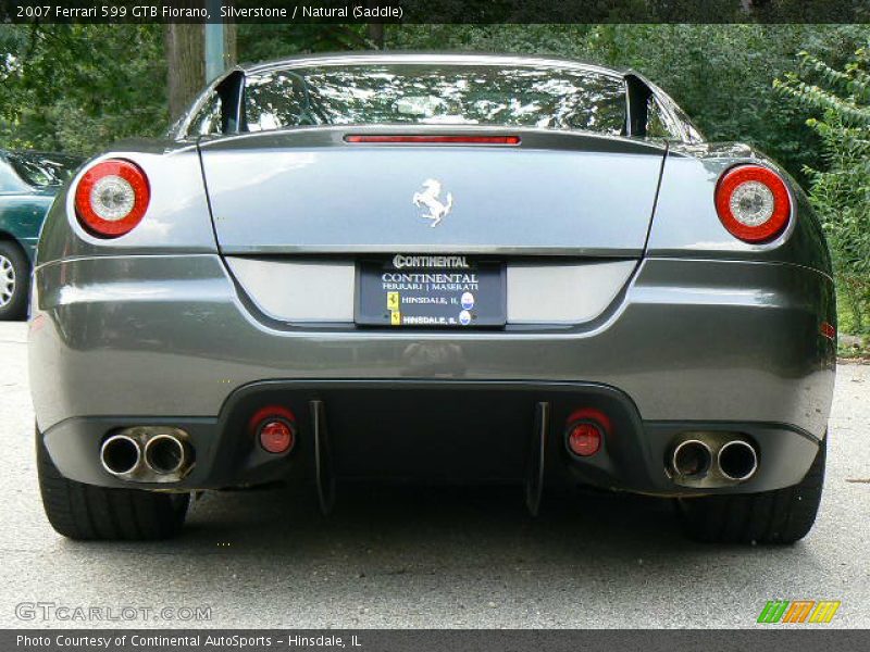 Silverstone / Natural (Saddle) 2007 Ferrari 599 GTB Fiorano