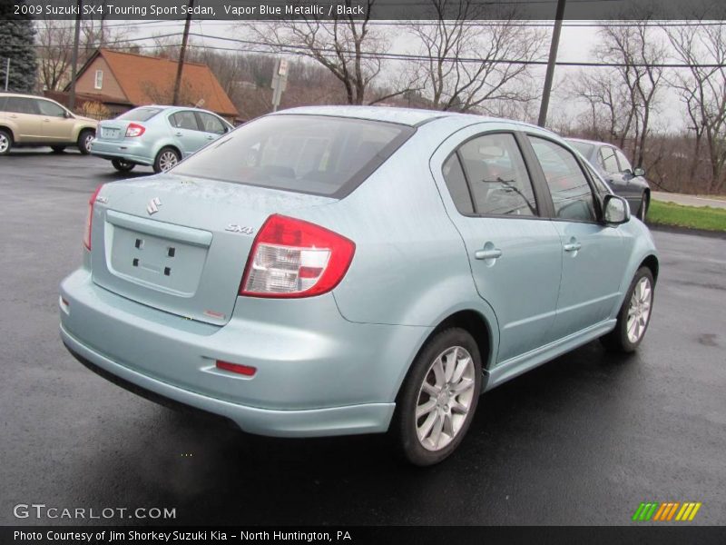Vapor Blue Metallic / Black 2009 Suzuki SX4 Touring Sport Sedan