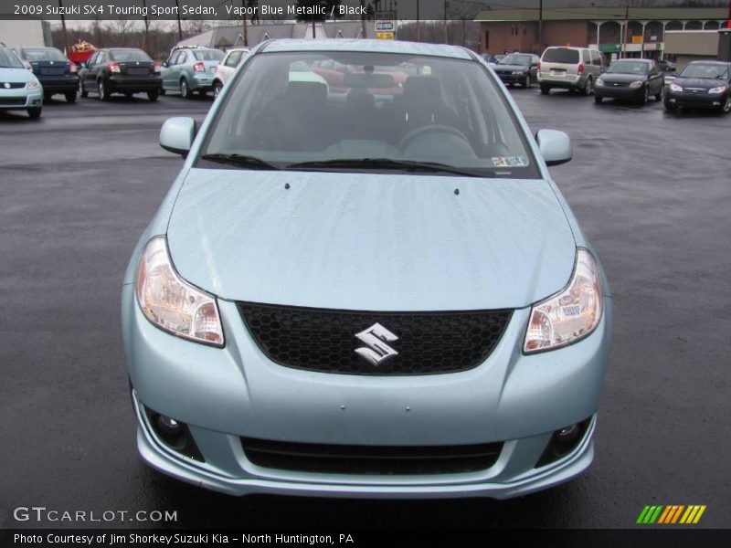 Vapor Blue Metallic / Black 2009 Suzuki SX4 Touring Sport Sedan