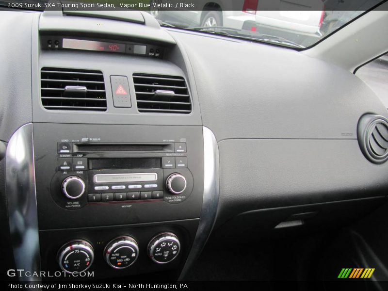 Vapor Blue Metallic / Black 2009 Suzuki SX4 Touring Sport Sedan