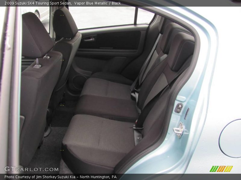 Vapor Blue Metallic / Black 2009 Suzuki SX4 Touring Sport Sedan