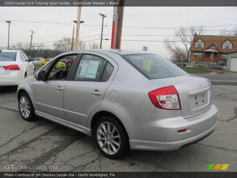 Quicksilver Metallic / Black 2009 Suzuki SX4 Touring Sport Sedan
