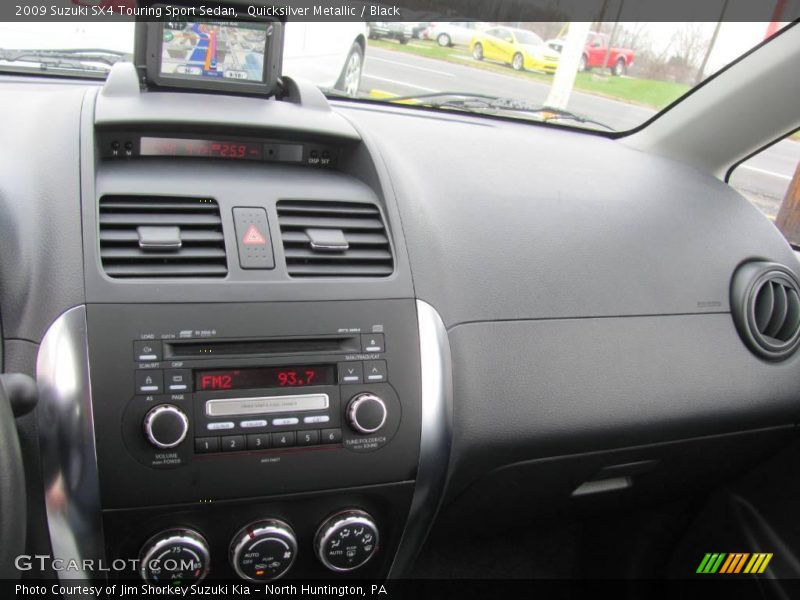 Quicksilver Metallic / Black 2009 Suzuki SX4 Touring Sport Sedan