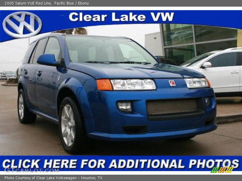 Pacific Blue / Ebony 2005 Saturn VUE Red Line