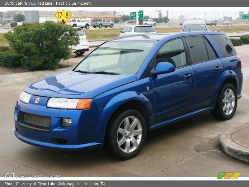 Pacific Blue / Ebony 2005 Saturn VUE Red Line