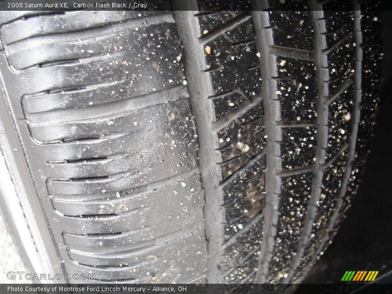 Carbon Flash Black / Gray 2008 Saturn Aura XE