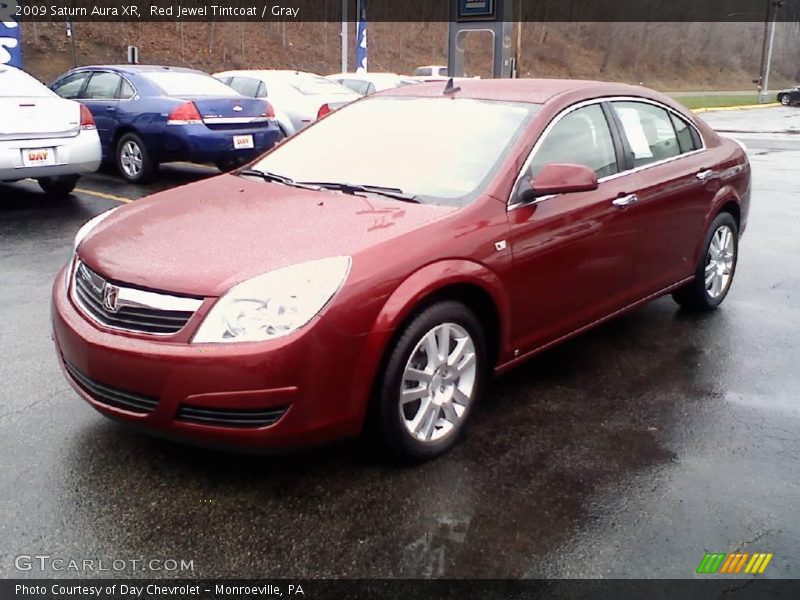 Red Jewel Tintcoat / Gray 2009 Saturn Aura XR