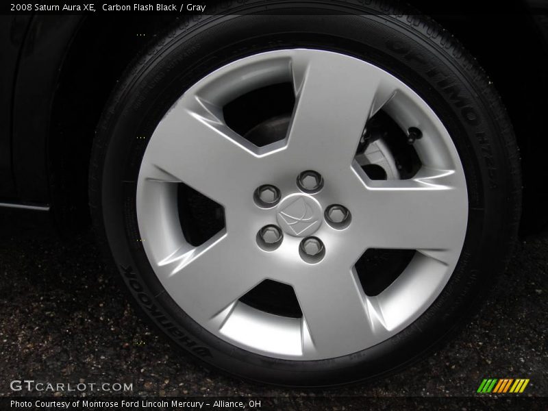 Carbon Flash Black / Gray 2008 Saturn Aura XE