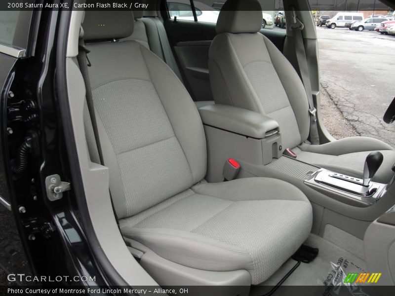 Carbon Flash Black / Gray 2008 Saturn Aura XE