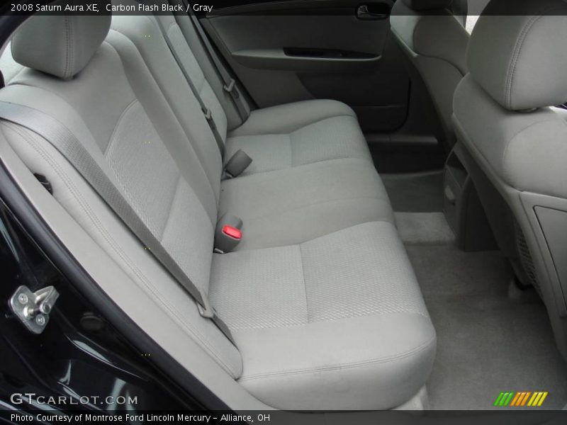 Carbon Flash Black / Gray 2008 Saturn Aura XE