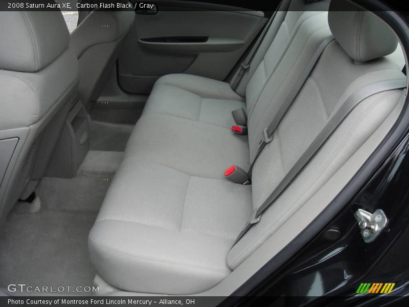 Carbon Flash Black / Gray 2008 Saturn Aura XE