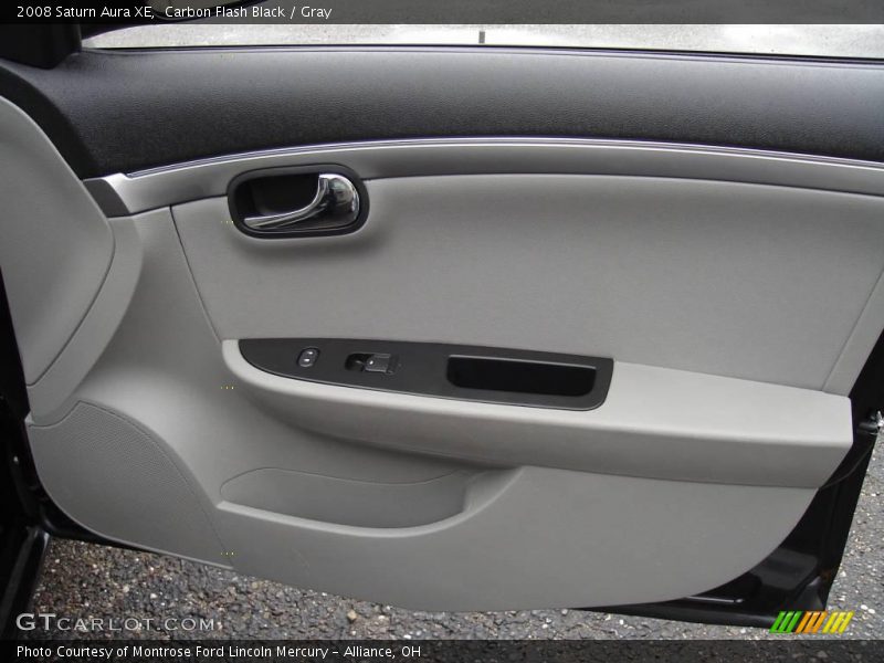 Carbon Flash Black / Gray 2008 Saturn Aura XE