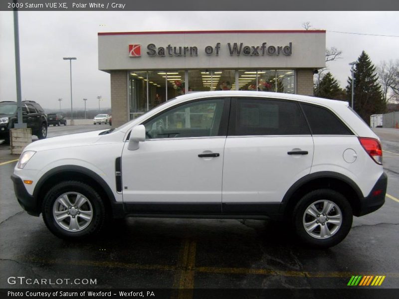 Polar White / Gray 2009 Saturn VUE XE