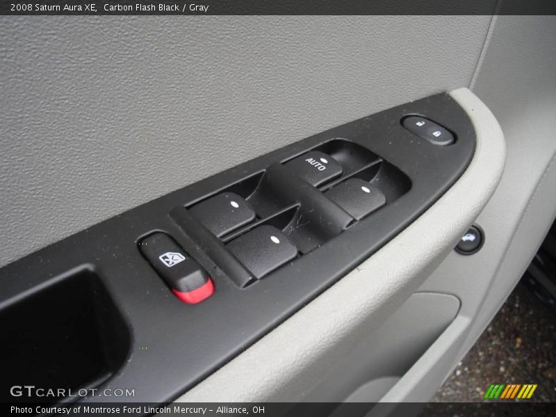 Carbon Flash Black / Gray 2008 Saturn Aura XE