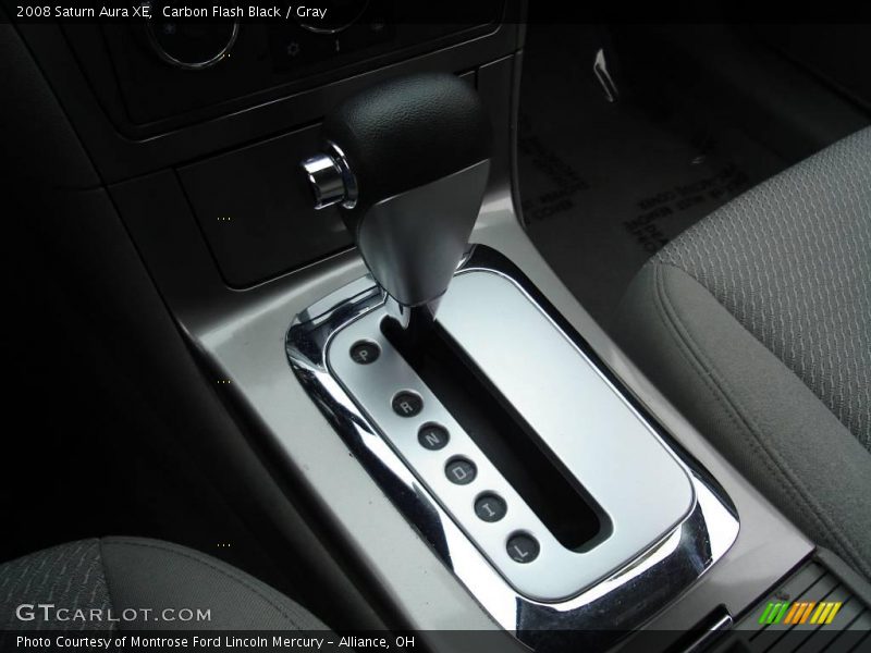 Carbon Flash Black / Gray 2008 Saturn Aura XE