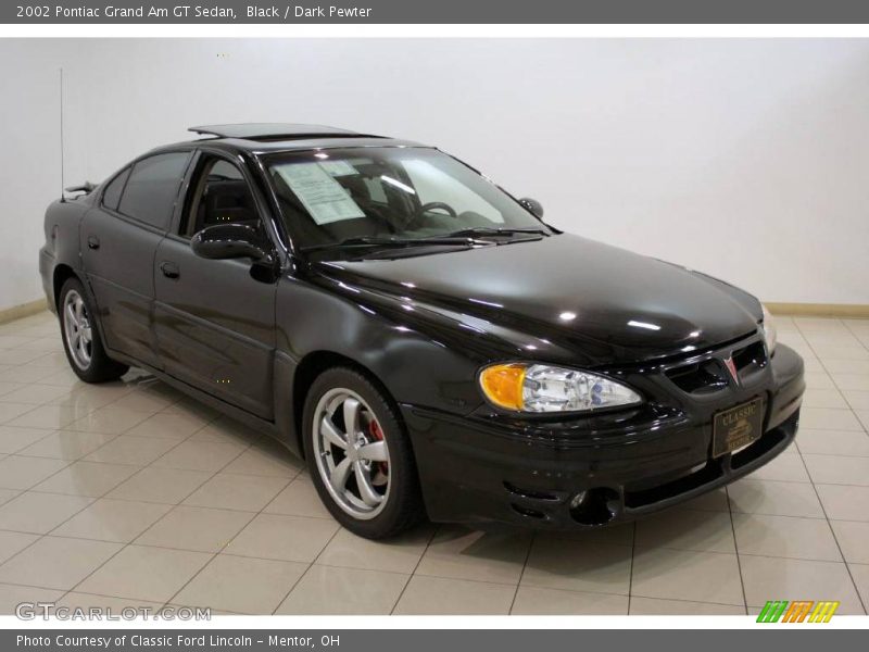 Black / Dark Pewter 2002 Pontiac Grand Am GT Sedan