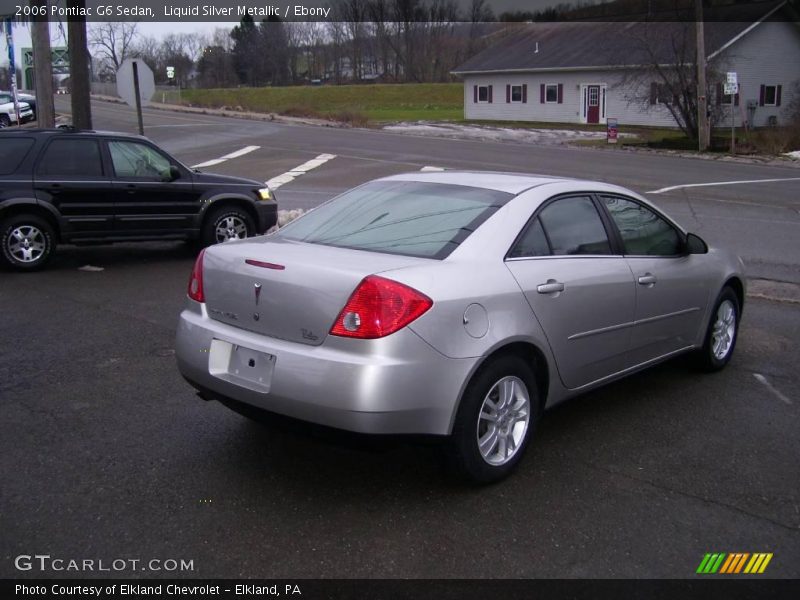 Liquid Silver Metallic / Ebony 2006 Pontiac G6 Sedan