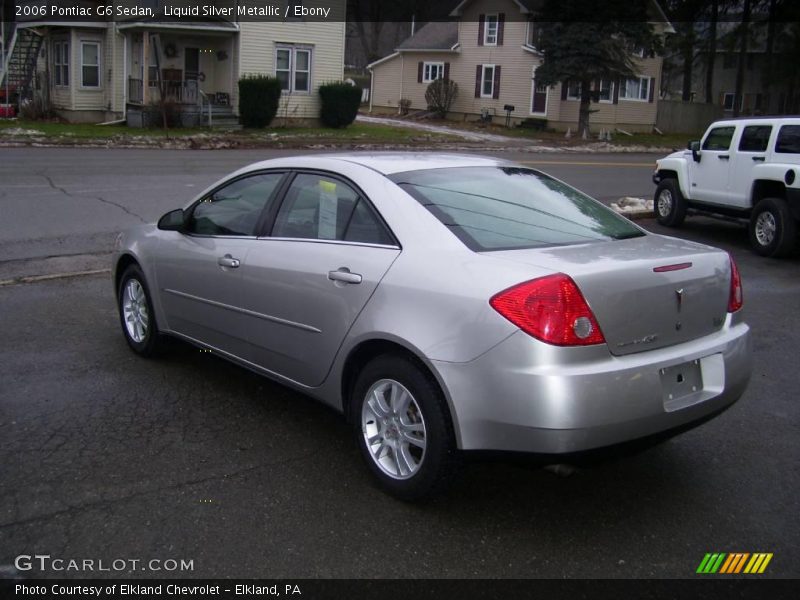 Liquid Silver Metallic / Ebony 2006 Pontiac G6 Sedan