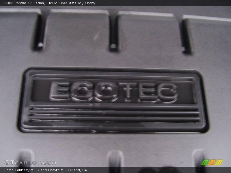 Liquid Silver Metallic / Ebony 2006 Pontiac G6 Sedan