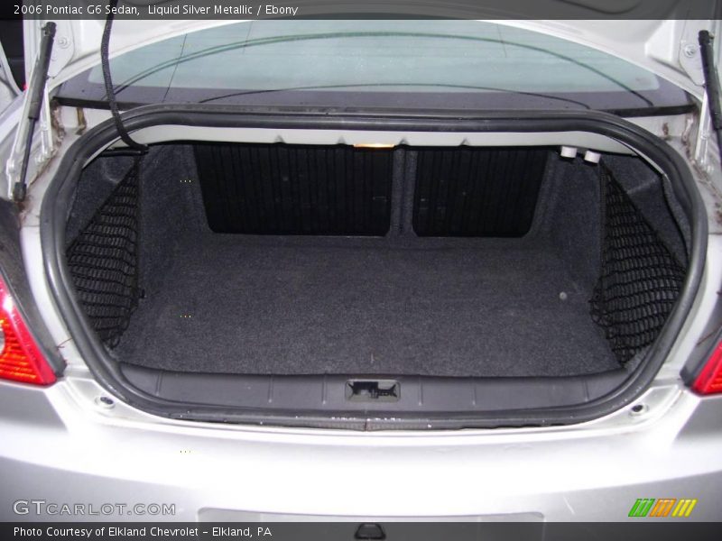 Liquid Silver Metallic / Ebony 2006 Pontiac G6 Sedan